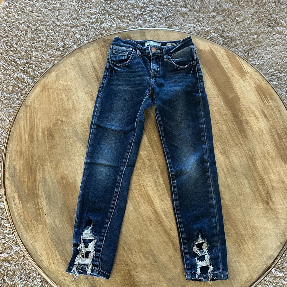 KanCan Blue Distressed Skinny Jeans